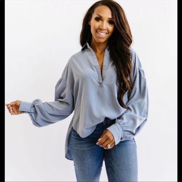 We The Free Love Until Tomorrow Poet Blouse - Picture 4 of 9